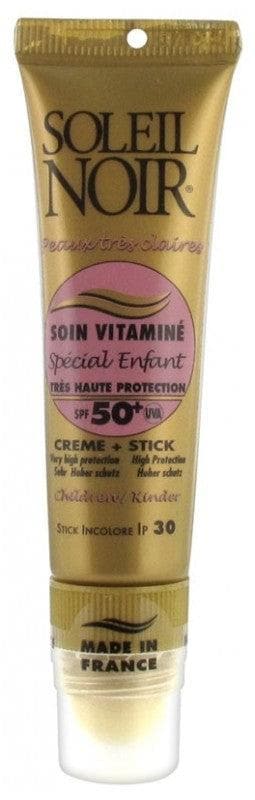 Soleil Noir Vitamined Care For Children Cream SPF50+ 20ml + Stick SPF30 2g
