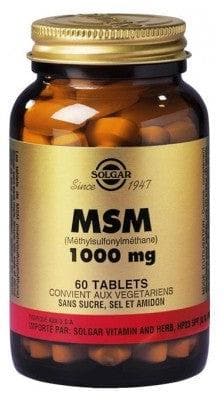 Solgar - MSM 1000mg 60 Tablets