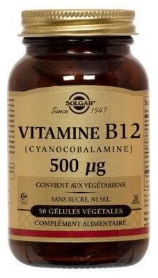 Solgar - Vitamin B 12 500mcg 50 Vegetable Capsules