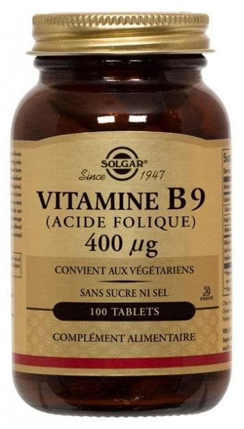 Solgar Vitamin B9 (Folic Acid) 400µg 100 Tablets