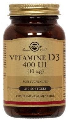 Solgar - Vitamin D3 400 UI (10mcg) 250 Capsules