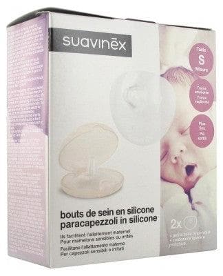 Suavinex - Silicon Breast Tips 2 Pieces - Size: S