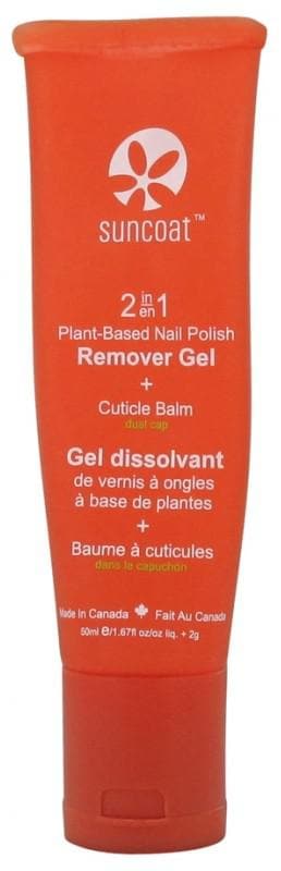 Suncoatgirl Suncoat 2 in 1 Plant Based Nail Polish Remover Gel 50ml + Cuticle Balm 2g