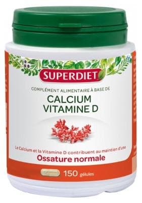 Super Diet - Calcium + Vitamin D 150 Capsules