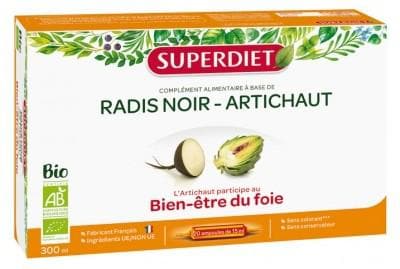 Super Diet - Organic Black Radish - Artichoke 20 Phials