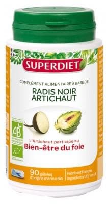 Super Diet - Organic Black Radish Artichoke 90 Capsules