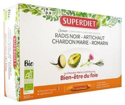 Super Diet - Organic Digestion Thistle Quatuor 20 Phials