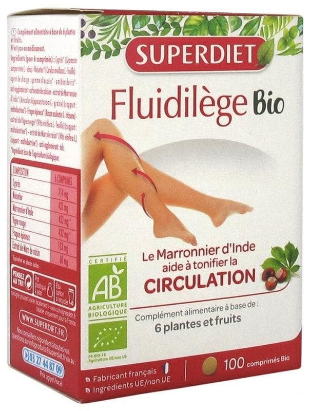 Super Diet Organic Fluidilège 100 Tablets