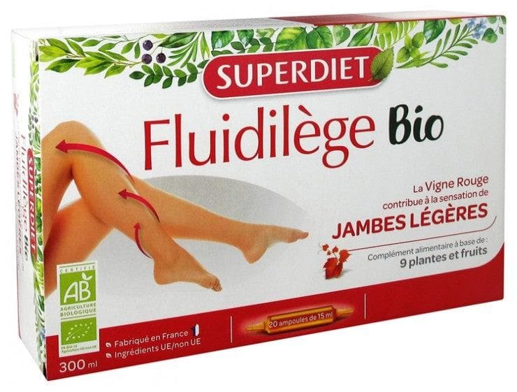 Super Diet Organic Fluidilège Light Legs 20 Phials