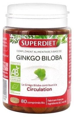 Super Diet - Organic Ginkgo Biloba 80 Tablets