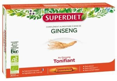 Super Diet - Organic Ginseng 20 Phials