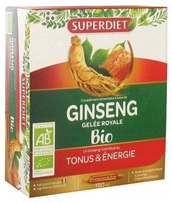 Super Diet - Organic Ginseng Royal Jelly 10 Phials