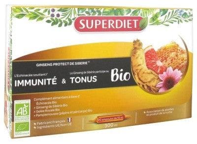 Super Diet - Organic Protect Ginseng 20 Phials