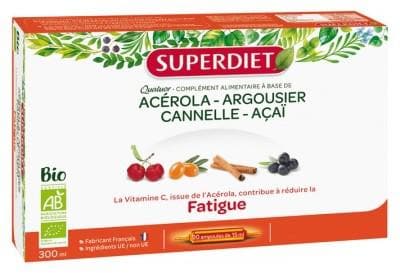 Super Diet - Organic Tonic Acerola Quatuor 20 Phials