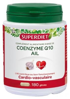 Super Diet - Q10 Coenzyme Garlic 180 Capsules