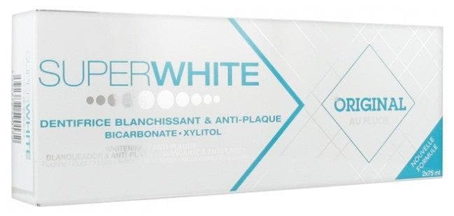 Superwhite Original Whitening & Anti-Plaque Toothpaste Set of 2 x 75ml