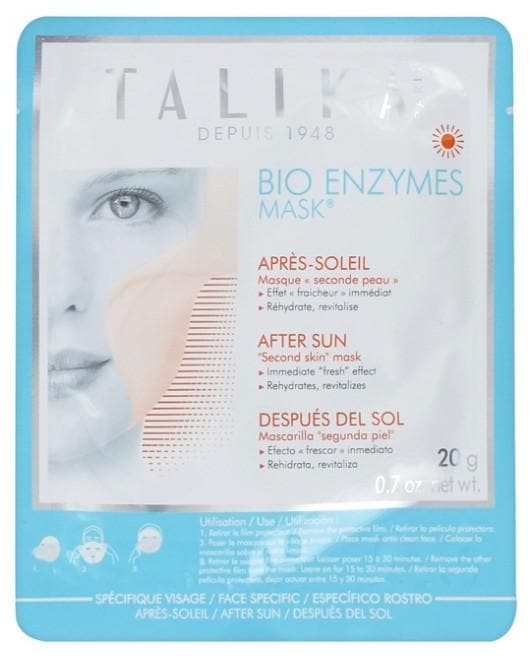 Talika Bio Enzymes Mask After Sun Mask Second Skin 20g