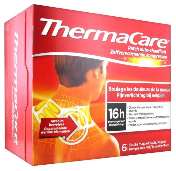 ThermaCare Warming Patch 16hrs Neck Shoulder Wrist 6 Patches
