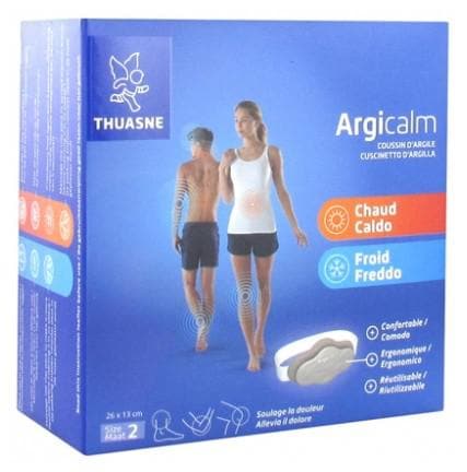 Thuasne Argicalm Reusable Thermal Clay Cushion Hot Cold Size 2
