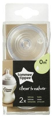 Tommee Tippee - Closer to Nature 2 Slow Flow Teats 0 Month and +
