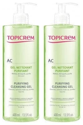 Topicrem - AC Purifying Cleansing Gel 2 x 400ml