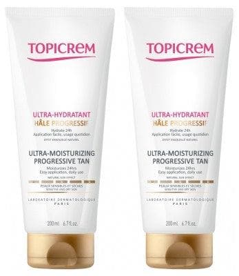 Topicrem - Ultra-Moisturizing Progressive Tan 2 x 200ml