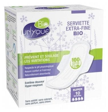 Unyque - Bio 10 Extra-Fine Sanitary Napkins Super