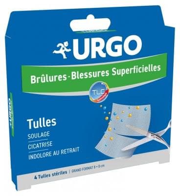 Urgo - Superficial Burns and Wounds Tulles x4