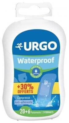 Urgo - Waterproof Dressing 20 Dressings + 6 Free