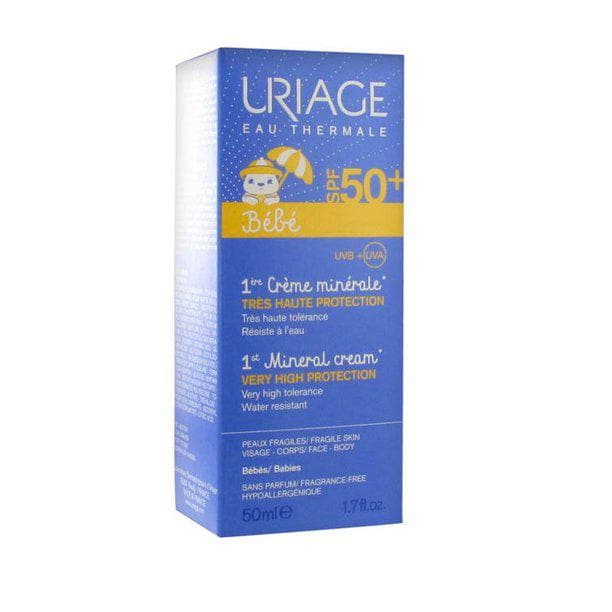 Uriage Baby 1st Mineral Cream SPF 50+ 50ml