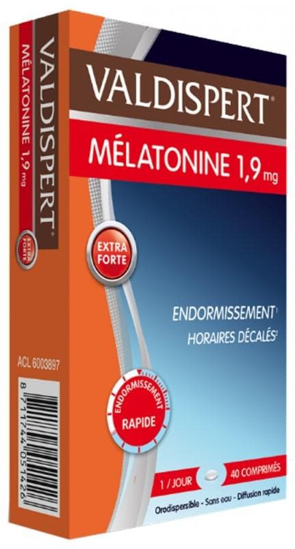 Valdispert Melatonin 1,9mg 40 Tablets