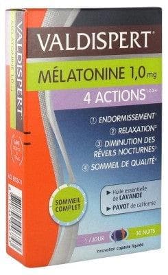 Valdispert - Melatonin 1mg 4 Actions 30 Capsules