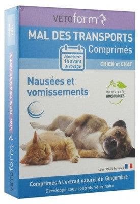 Vetoform - Travel Sickness Tablets Dog and Cat 30 Tablets