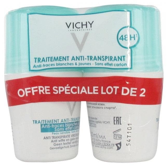 Vichy HOMME 72hr Anti-Perspirant Deodorant Extreme Control 2 x 50ml