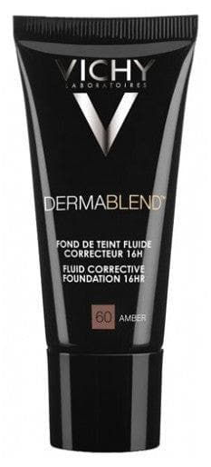 Vichy Demablend Fluid Corrective Foundation 16HR 30ml Colour: 60: Amber