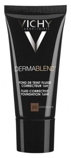 Vichy Demablend Fluid Corrective Foundation 16HR 30ml Colour: 85: Chocolate