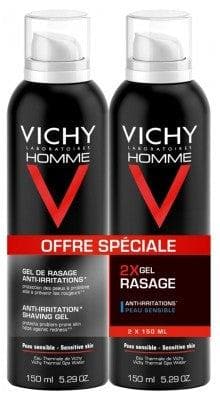 Vichy - Homme Anti-Irritations Shaving Gel 2 x 150ml