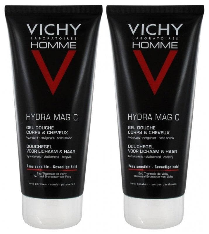 Vichy Homme MAG-C Invigorating Moisturising Shower Gel 2 x 200ml