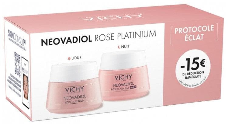 Vichy Neovadiol Rose Platinium Fortifying and Revitalizing Rosy Cream Day 50ml + Night 50ml
