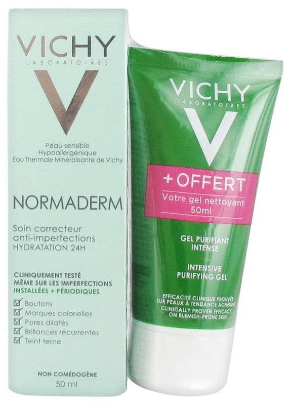 Vichy Normaderm Corrector Anti-Blemish Care 24H Hydration 50ml + Free Cleansing Gel 50ml