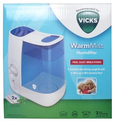 Vicks - Air Humidifier with Hot Steam VH845E2