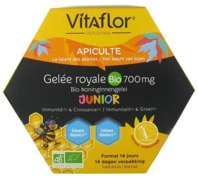 Vitaflor - Organic Royal Jelly 700mg Junior 14 Unicadoses