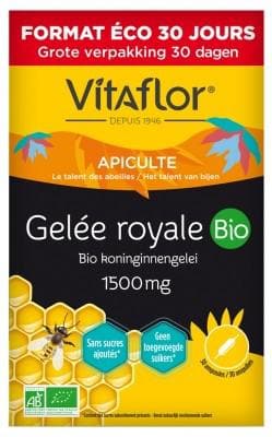 Vitaflor - Royal Jelly 1 500mg Organic 30 Phials