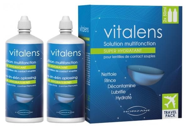 Vitalens Multipurpose Solution for Supple Contact Lenses 2 x 50ml