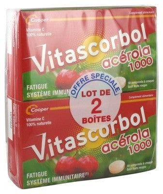 Vitascorbol - Acerola 1000 2 x 30 Tablets to Crunch
