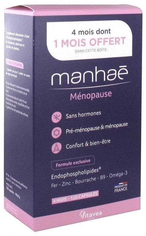 Vitavea Manhaé Menopause 120 Capsules of which 1 Month Free