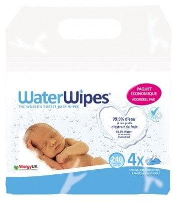 Waterwipes - 4 x 60 Wipes