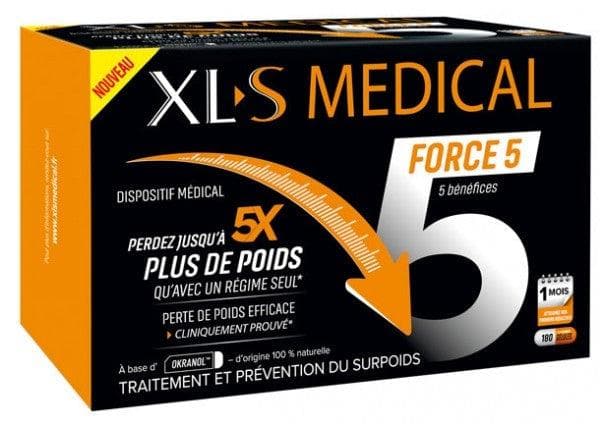 XLS Medical Force 5 Weight Loss Helper 180 Capsules