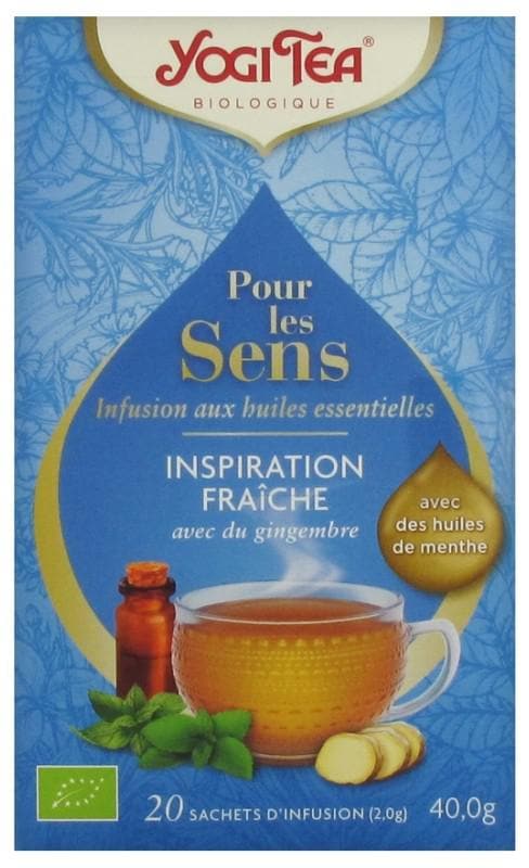 Yogi Tea For the Senses Fresh Inspiration Organic 20 Sachets