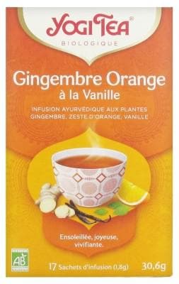 Yogi Tea - Ginger Orange with Vanilla Organic 17 Sachets